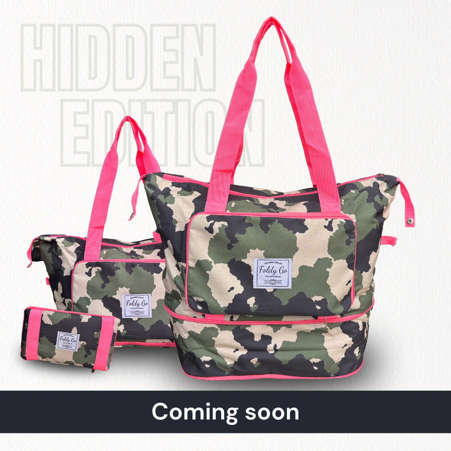 Hidden Edition | Foldy Faltbare 3-in-1 Tasche