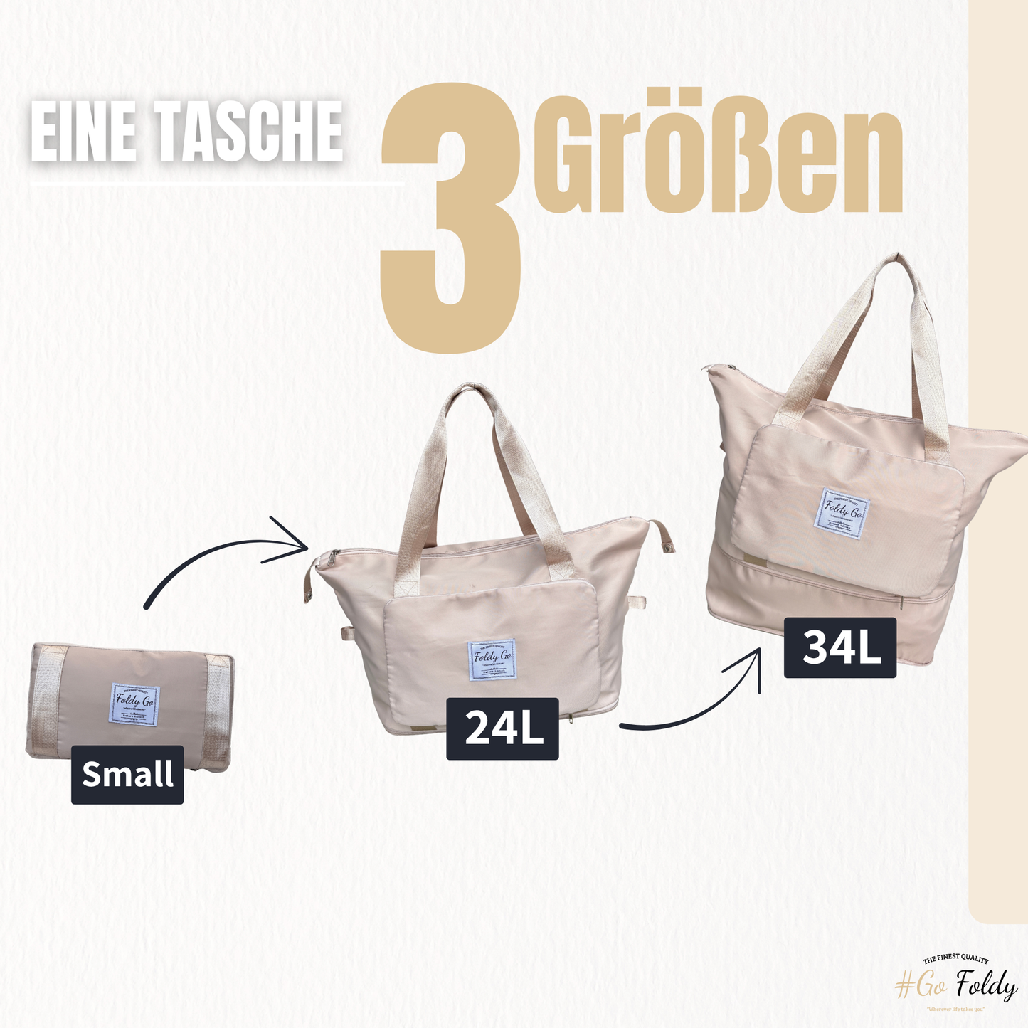 Nature Edition | Foldy Faltbare 3-in-1 Tasche