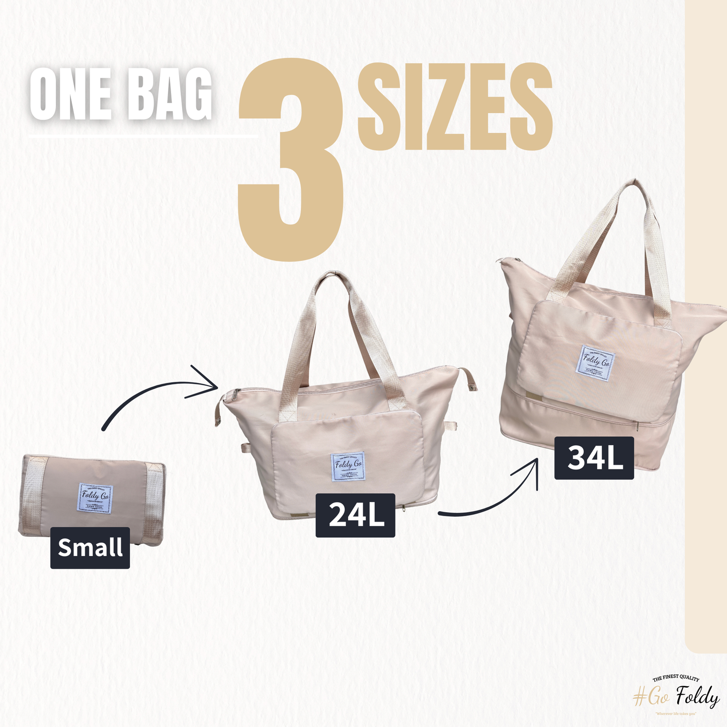 Nature Edition | Foldy Faltbare 3-in-1 Tasche